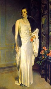 Portræt af Loelia, hertuginde af Westminster, nu Lady Lindsay